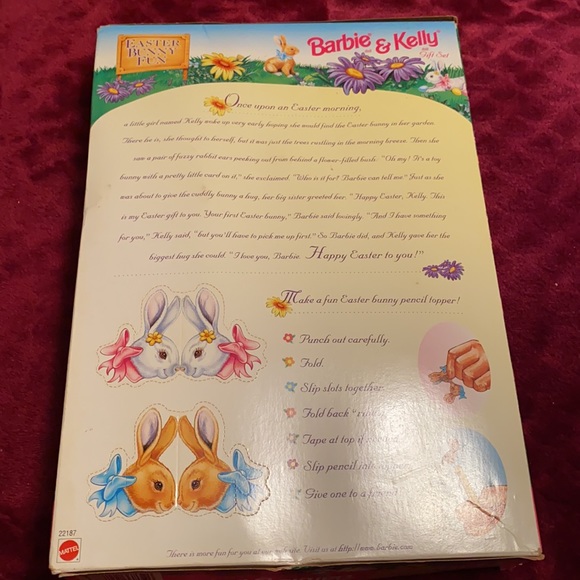 Easter Fun Barbie and Kelly 1998 - Picture 2 of 8